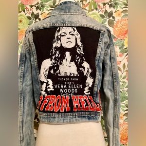 3 FROM HELL upcycled Denim Jacket